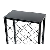 thumbnail of DanDiBo Weinregal Metall Schwarz Stehend 96434 Flaschenregal 68 cm Weinhalter Flaschenhalter Modern für 20 Flaschen