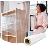 thumbnail of OFITURIA Film Embalar Elástico Blanco para Embalar, Rollo de Plástico Protector Envíos y Mudanzas, Rollo de 50cm hasta 400 m Estirables (6 rollos)