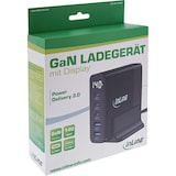 thumbnail of InLine® USB PD Netzteil, GaN Ladegerät, 5-Port, USB-C + USB-A, 140W, mit Display