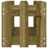 thumbnail of Helloshop26 - Jardinière bac lit surélevé plantes fleurs terrasse jardin de jardin design de clôture bois de pin imprégné marron 02_0039814