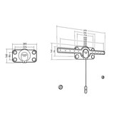 thumbnail of Erard FiXiT 600 ultra flache TV Wandhalterung für 40 bis 85 Zoll