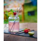 thumbnail of Set mit 25 Strohhalmen aus rostfreiem Stahl