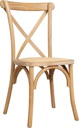thumbnail of Biscottini Silla de madera 88x42x44 cm | Apilable | Ratán y madera para cocina, comedor y jardín | Estilo Thonet vintage