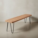 thumbnail of Esszimmer Sitzbank BAGLI Massiv-Holz Akazie 160 x 45 x 40 cm Holz-Bank Natur-Produkt Küchenbank im