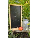 thumbnail of Kreidetafel mit Holzrahmen / Taupe 60x140cm