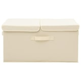 thumbnail of vidaXL Aufbewahrungsboxen 2 Stk. Stoff 50x30x25 cm Creme