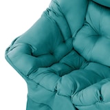 thumbnail of ML-Design Relaxsessel Petrol – Loungesessel mit Armlehnen, Kopfkissen & Seitentasche, Stahlrahmen, ergonomisch, gepolsterter Fernsehsessel