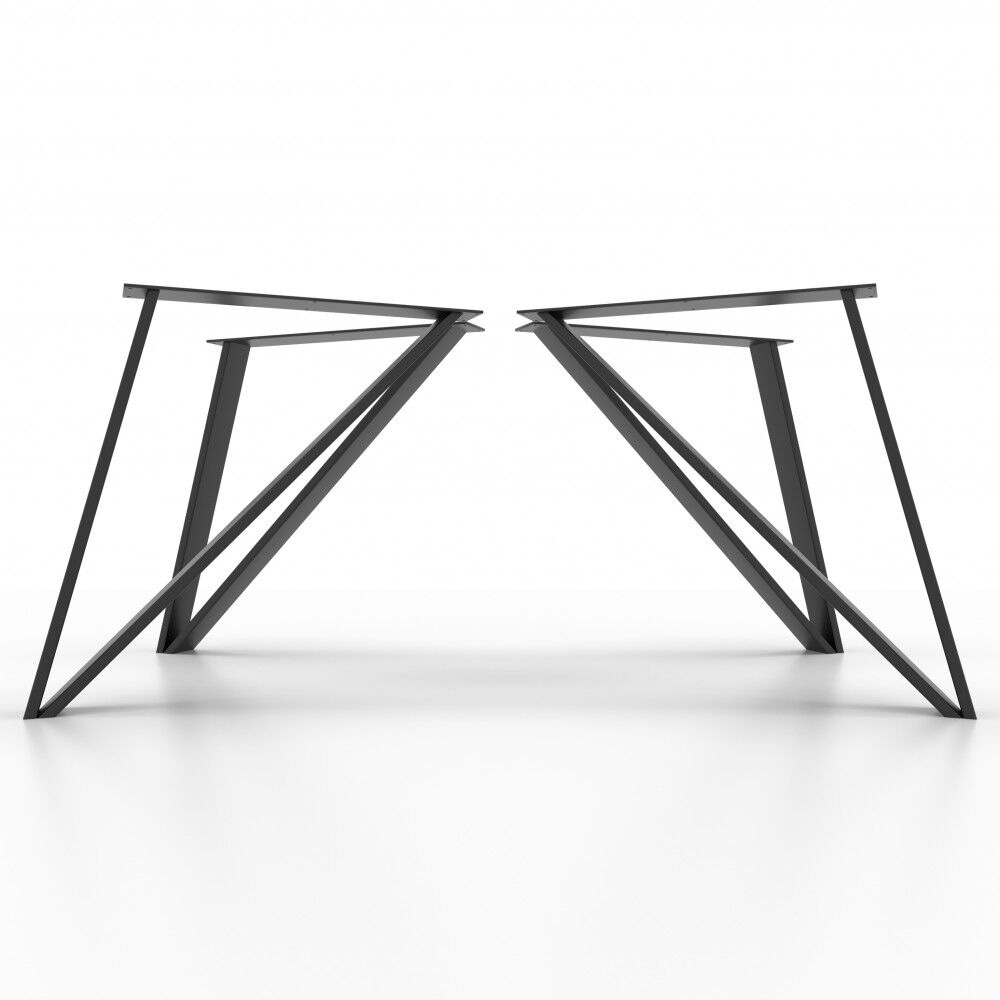 Patas de acero para mesa no ajustables 71 x 20 cm