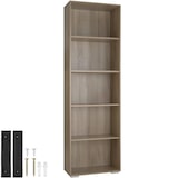 thumbnail of tectake Bibliothèque Lexi 5 étagères - Bois clair, Chêne Sonoma - 403607
