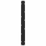 thumbnail of vidaXL Esstischbeine Schwarz 2 Stk. 100x(72-73) cm Stahl