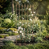 thumbnail of Conjunto de 2 trelicas Elisa 100 x 50 cm marrom antigo