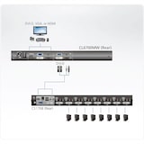 thumbnail of ATEN CL6700MW KVM-Konsole, LCD, DVI, HDMI Full HD, Tastaturlayout D