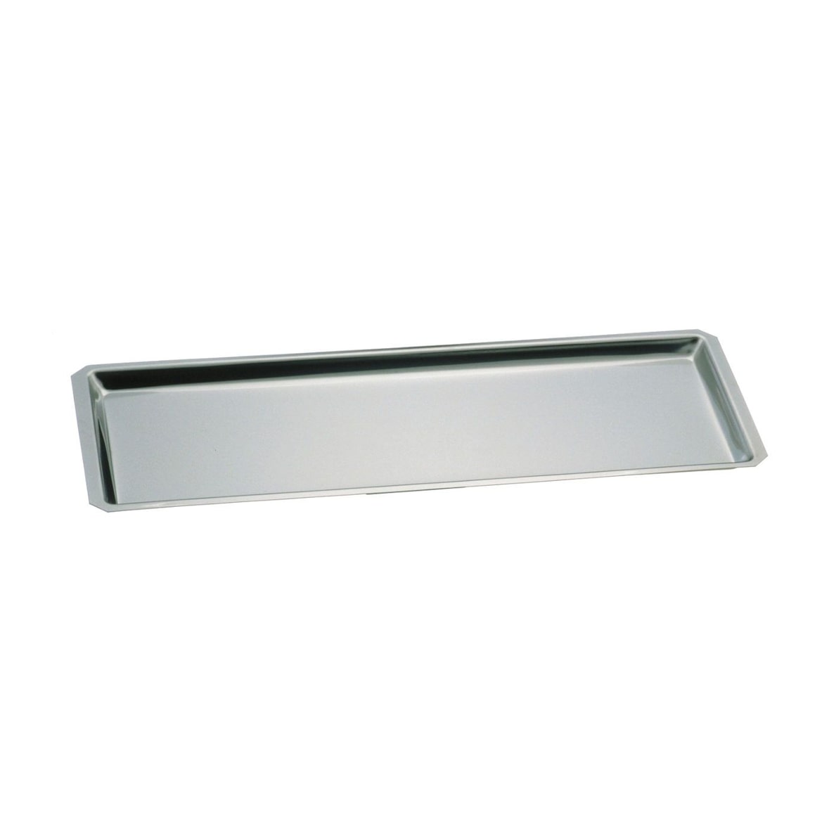 STELLINOX plat inox de présentation vitrine 60 x 22 cm