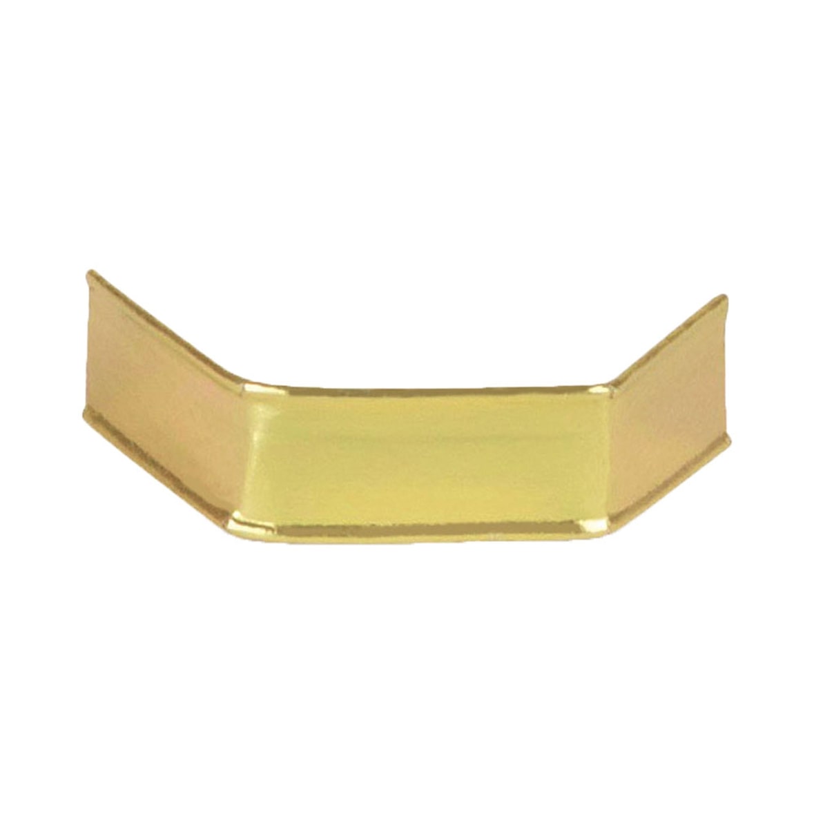 1000x U-Clipse Verschlussclipse Beutelverschlüsse 40 mm Gold Papier
