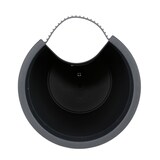 thumbnail of Regenrohr-Pflanztopf schwarz Blumentopf für Fallrohr Pflanzengefäß Gartendeko Schwarz