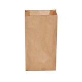 thumbnail of 500x Faltenbeutel Papier, braun, 12+5x24cm