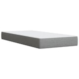 thumbnail of vidaXL Boxspringbett mit Matratze Hellgrau 80x200 cm Stoff