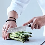 thumbnail of Arcos Cuchillo Santoku Cuchillo Asiático, Hoja de Acero Inoxidable Forjado NITRUM 180 mm, Mango de Polyoxymethylene (POM), Color Negro