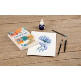 thumbnail of Clairefontaine 3x Aquarellblock Goldline Aquapad A5 geleimt, 70 Blatt weiß 300g, mittlere Körnung - 975720C