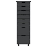 thumbnail of vidaXL Rollschrank mit Schubladen MOSS Grau Massivholz Kiefer