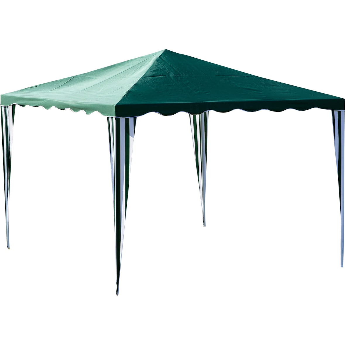 Gazebo da Giardino in Acciaio 2x2m Bauer Verde