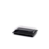 thumbnail of Paperlynen Horeca contenitori sushi in PET nero + coperchio trasparente  185x129x200 mm, 50 pezzi