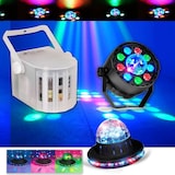 thumbnail of Pack Sonorisation 500W  Ampli + Enceintes + Table de mixage USB + 4 jeux de lumières LED