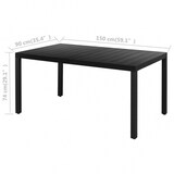 thumbnail of 7-delige tuinset PVC rotan V1 | vidaXL: Afmetingen tafel - 150 x 90 x 74 cm