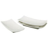 thumbnail of METRO Professional Prato para petiscos Vilo, porcelana, 14.5 x 7 cm, retangular, branco, 3 unidades