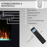 thumbnail of BALDERIA Fiamma 48 Elektrokamin, Elektrischer Einbaukamin, LED Flammeneffekt, Heizung