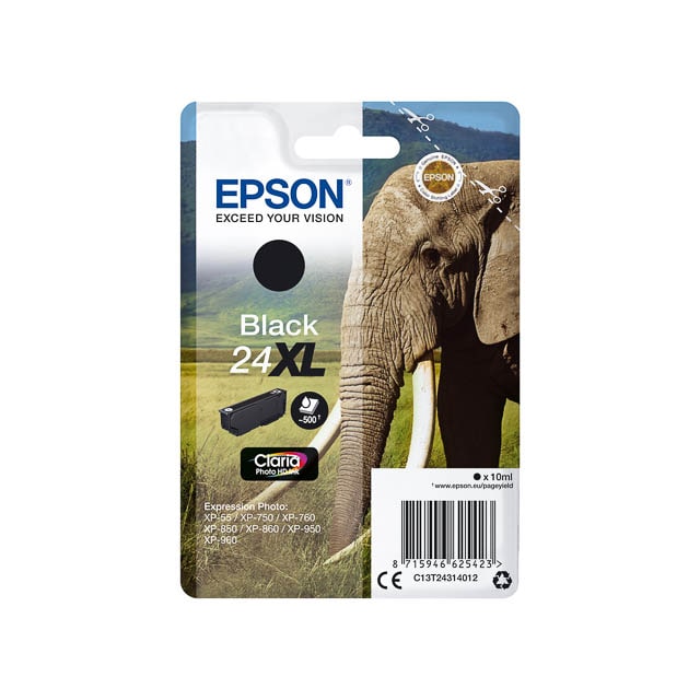 EPSON T2431 (24xl) Cartouche d'encre d'origine noire - C13T24314012