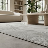 thumbnail of Küchenteppich Tropisch Robust Waschbar Strapazierfähig Terrasse Garten Grau 80x150 cm OEKO-TEX Schadstoffgeprüft – VENTOUX von Kadima Design