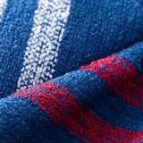 thumbnail of El Ganso - Coperta lavorata a maglia 140x190 cm 340GR - tinto in filo in blu navy