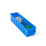thumbnail of PROREGAL 5x Blaue Industriebox 500 S | HxBxT 8,1x9,1x50cm | 2,8 Liter | Sichtlagerkasten, Sortimentskasten, Sortimentsbox, Kleinteilebox