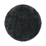 thumbnail of Carpetsale24 Shaggy Hochflor Teppich Grau 160 cm Rund Extra Weich & Waschbar - Jute Rückseite, Einfarbig & Flauschig für Wohnzimmer & Schlafzimmer