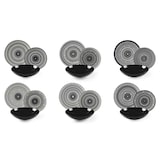 thumbnail of Excelsa servizio piatti 18 pezzi Etnico ceramica nero