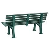 thumbnail of Blome Gartenbank Juist 4-Sitzer, 2 Standfüßen & Lehne, Grün, von PROREGAL