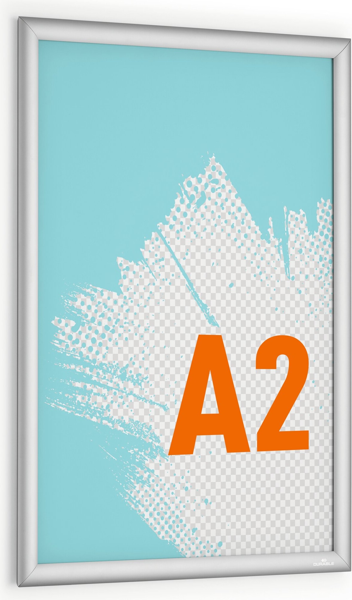 DURABLE Klapprahmen Aluminium OUTDOOR A2; silber; 504623; 1st