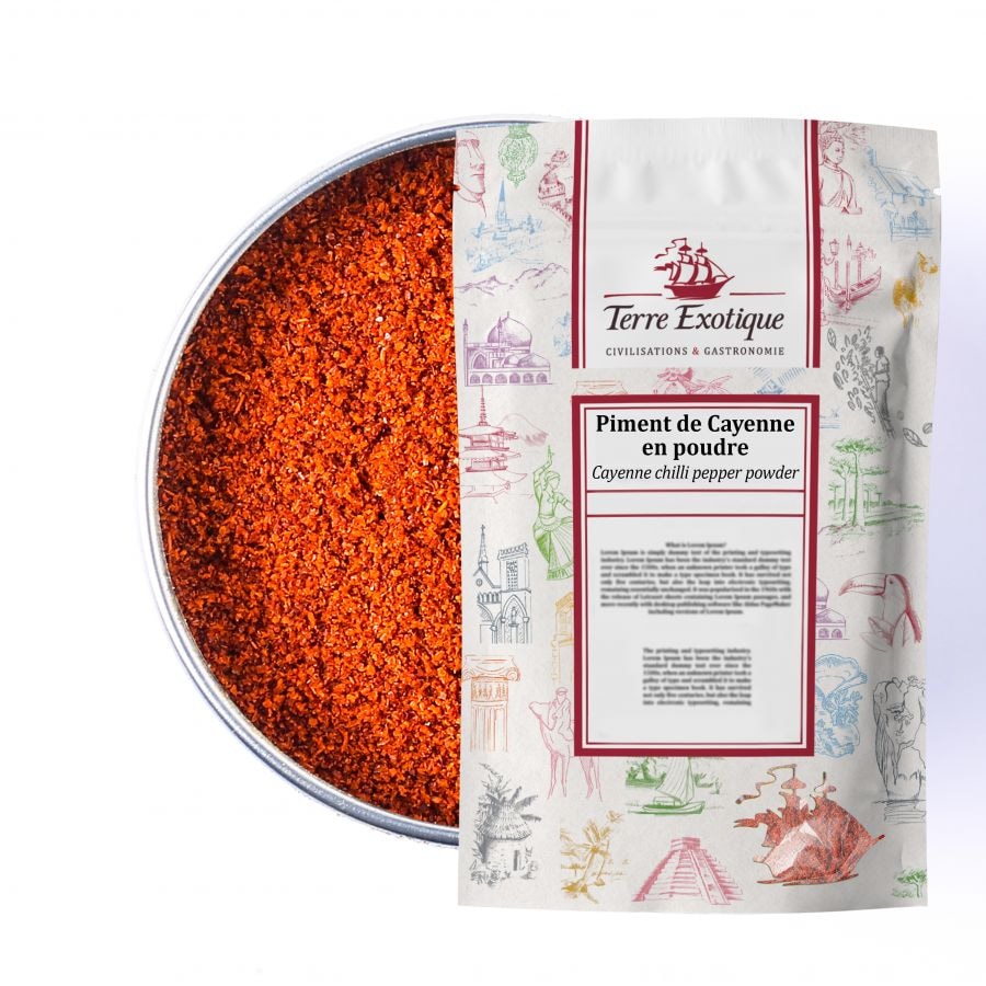 TERRE EXOTIQUE Piment de Cayenne en poudre 250 g Terre Exotique