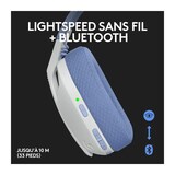 thumbnail of Casque Gaming Sans Fil Logitech -g435 Lightspeed - Blanc - Leger Bluetooth Avec Micro Integre Pour Dolby Atmos, Pc, Ps4, Ps5, Mo