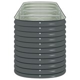 thumbnail of vidaXL Garten-Hochbeet 320x80x81 cm Verzinkter Stahl Grau