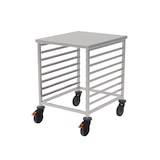 thumbnail of Rieber Regalwagen aus Edelstahl für Gastronorm, geeignet für GN-Größen, Abmessung: 648 x 739 x 845 mm, 8 Auflageschienenpaare