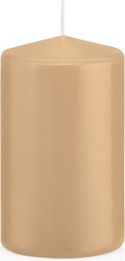 Stumpenkerzen Sand Ø 48 x 100 mm, 24 Stück