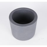 thumbnail of Blumenkübel `Kubus` Übertopf Outdoor ø39cm H33cm Pflanzengefäß grau mit Rollen Grau 39