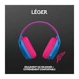 thumbnail of Casque Gaming Sans Fil Logitech - G435 Lightspeed - Bleu - Leger Bluetooth Avec Micro Integre Pour Dolby Atmos, Pc, Ps4, Ps5, Mo