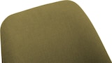 thumbnail of Décoshop26 - Esszimmerstuhl x1 skandinavisches Design grüner Stoffbezug und 4-beiniges braunes Holzgestell 10_0003304