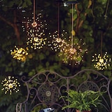 thumbnail of LED Solarstab FEUERWERK Gartendeko 90 warmweiße LED H: 100cm Dämmerungssensor