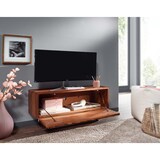 thumbnail of Lowboard Sheesham Massivholz 92x44x35 cm TV-Kommode mit Klapptür, Design TV-Schrank Hoch, Fernsehtisch Fernsehschrank Modern, Fernsehkommode