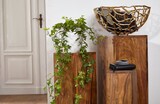 thumbnail of WOHNLING Sheesham Massivholz Blumentisch 3er Set Satztisch Säulentisch Dekosäule