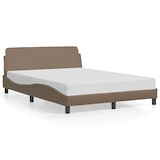 thumbnail of vidaXL Bettgestell "Dover" Cappuccino-Braun 140x200 cm Kunstleder